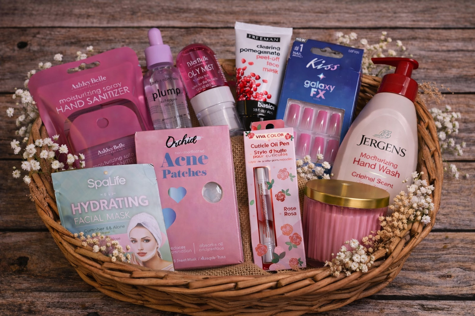 Pink Beauty Gift Set - Skincare & Nail Care❤️✨📦