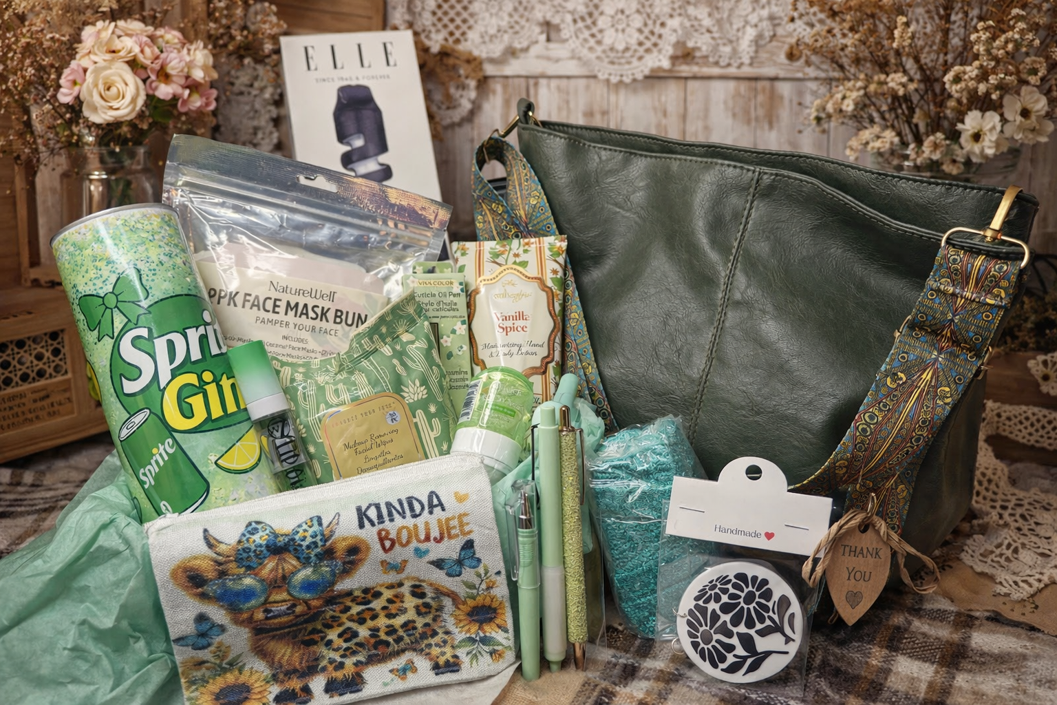 Hunter green themed bundle