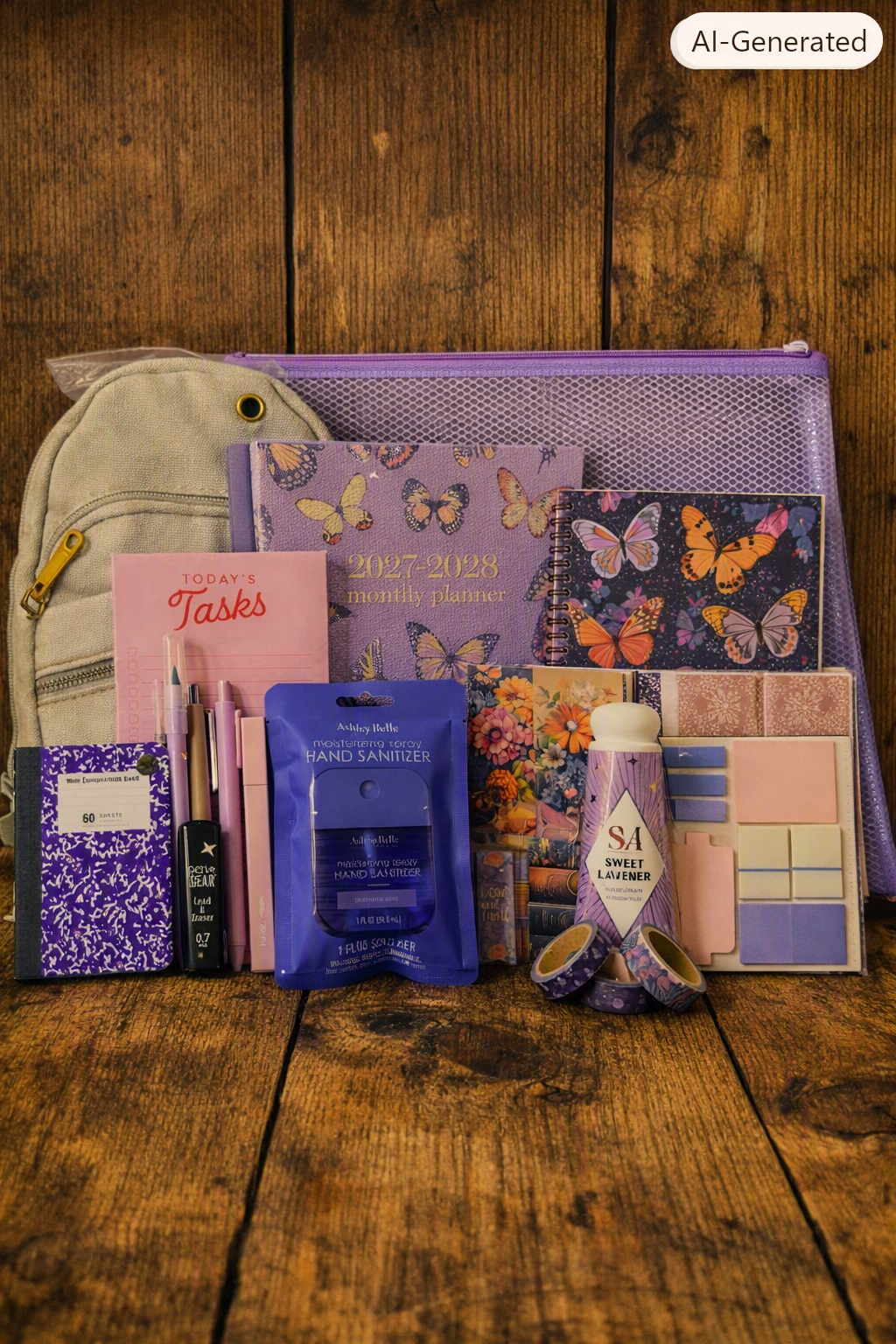 Lavender Skies Stationary Bundle