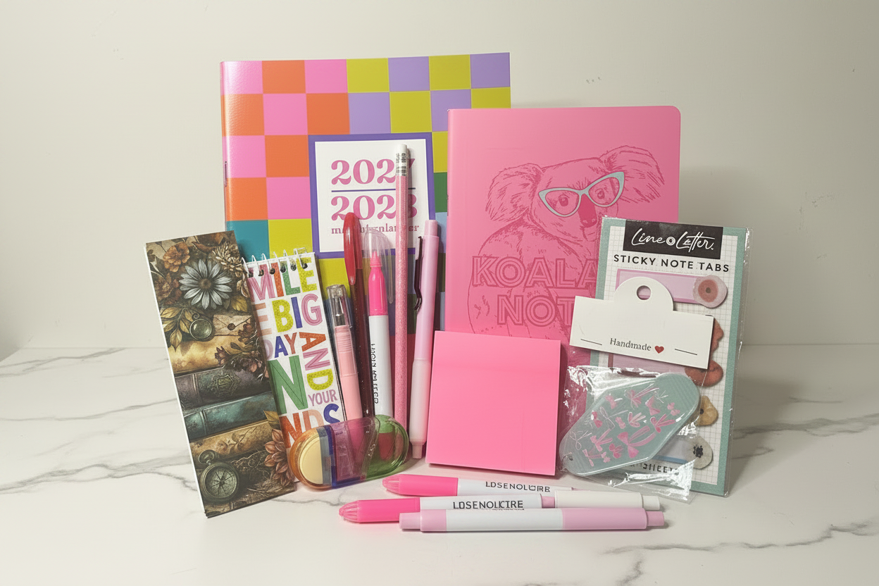 Dainty Stationary Bundle ￼🌸✏️📔